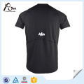 T-shirt de fitness de vêtements de polyester en nylon pour hommes